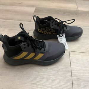 adidas Kids Sneakers Black and Gold
